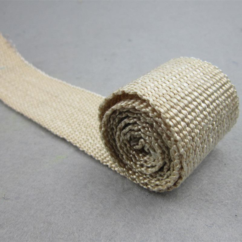 HIGH HEAT RESISTANT HEAT CLEANED EXHAUST WRAP