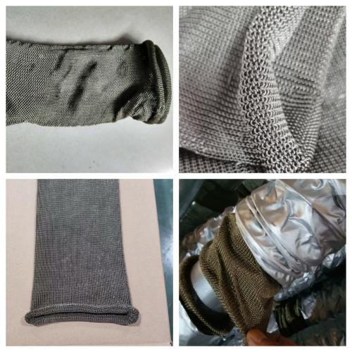 Manicotto di scarico in maglia di fibra di basalto resistente al calore