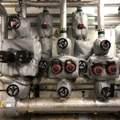 Rivestimento isolante rimovibile per scambiatori di calore