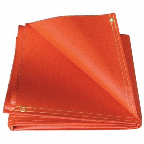Che cos’è una coperta da saldatura rivestita in silicone utilizzata per?